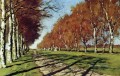 big road sunny autumn day 1897 Isaac Levitan woods trees landscape
